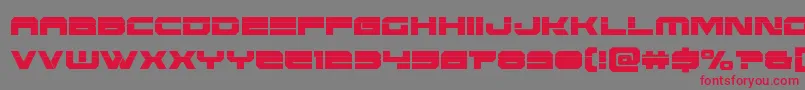 Eridanuscondlaser Font – Red Fonts on Gray Background