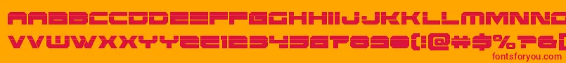 Eridanuscondlaser Font – Red Fonts on Orange Background