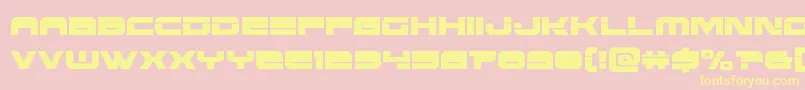 Eridanuscondlaser Font – Yellow Fonts on Pink Background