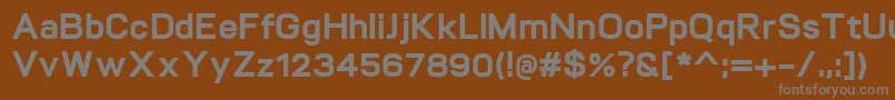 More about VitroExtrabold Font VitroExtrabold Font – Gray Fonts on Brown Background
