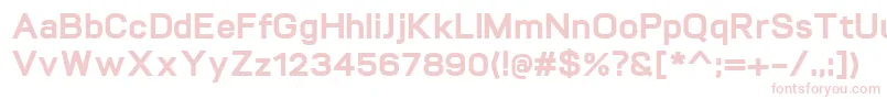 VitroExtrabold Font – Pink Fonts on White Background