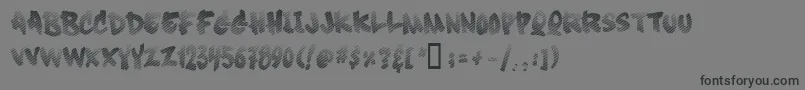 Weitere Informationen zur Soft Sugar Fade -Schriftart Soft Sugar Fade -Schriftart – Schwarze Schriften auf grauem Hintergrund