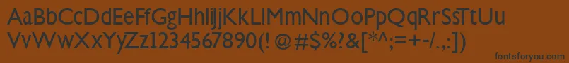 Steepklill Font – Black Fonts on Brown Background
