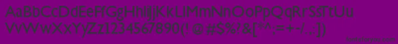 Steepklill-fontti – mustat fontit violetilla taustalla
