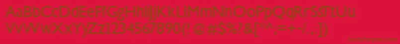 En savoir plus sur la police Steepklill Police Steepklill – polices brunes sur fond rouge
