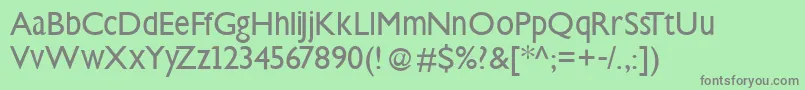 Steepklill Font – Gray Fonts on Green Background