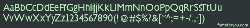 Steepklill Font – Green Fonts on Black Background