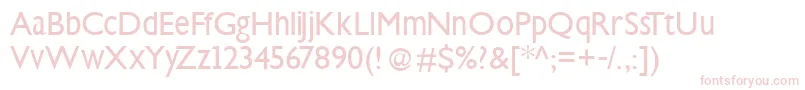 Steepklill Font – Pink Fonts on White Background
