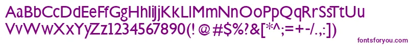 Steepklill Font – Purple Fonts on White Background