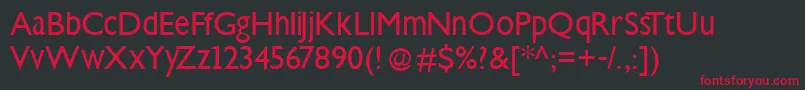 Steepklill Font – Red Fonts on Black Background