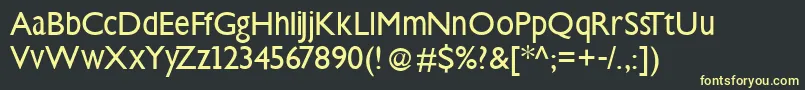 Steepklill Font – Yellow Fonts on Black Background