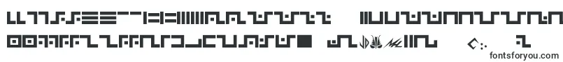 Шрифт Narn – очень широкие шрифты