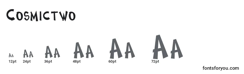 Cosmictwo Font Sizes