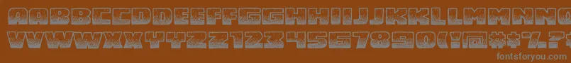 Midnsbrg Font – Gray Fonts on Brown Background