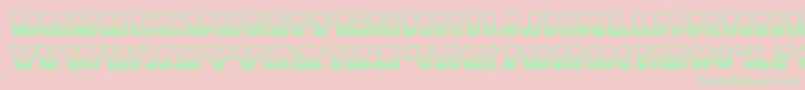 Midnsbrg Font – Green Fonts on Pink Background