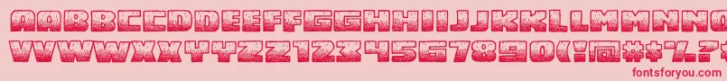 Midnsbrg Font – Red Fonts on Pink Background