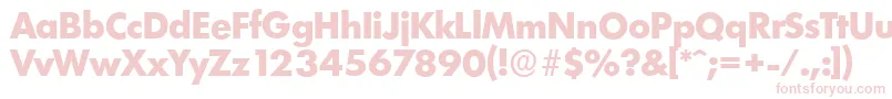 LimerickserialXboldRegular Font – Pink Fonts on White Background