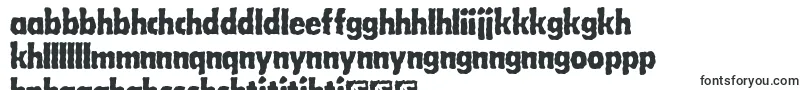 Шрифт Wobbly – сесото шрифты