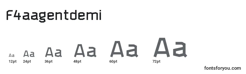 F4aagentdemi Font Sizes