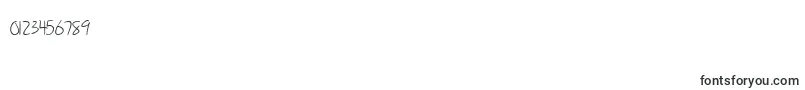 Police SweetlyBrokenSemibold – polices pour les chiffres et les nombres