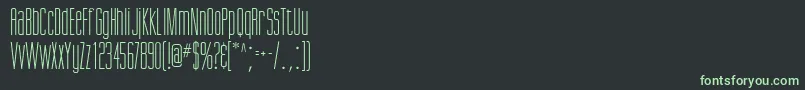 SuvaSsi Font – Green Fonts on Black Background