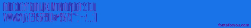 SuvaSsi Font – Purple Fonts on Blue Background