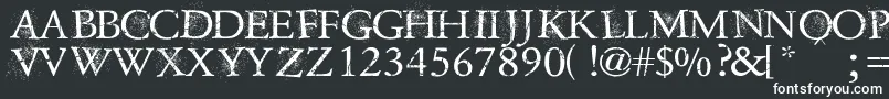 DustOverhaulPersonnalUseVersion-fontti – valkoiset fontit