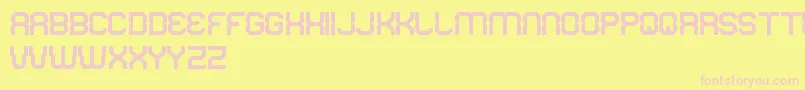 RixonFreePromo Font – Pink Fonts on Yellow Background