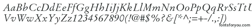 StempelGaramondLtItalic Font – Wide Fonts