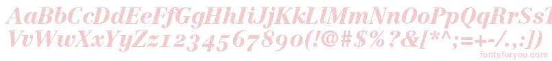 CenturyRepriseBlackosSsiNormal Font – Pink Fonts on White Background