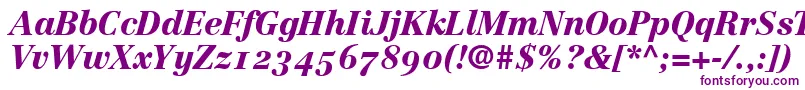 CenturyRepriseBlackosSsiNormal Font – Purple Fonts on White Background