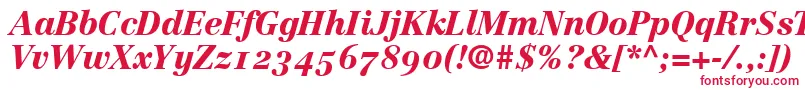 CenturyRepriseBlackosSsiNormal Font – Red Fonts on White Background