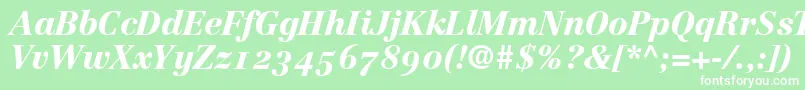 CenturyRepriseBlackosSsiNormal Font – White Fonts on Green Background