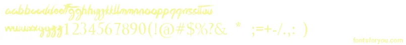 TheBestNight Font – Yellow Fonts