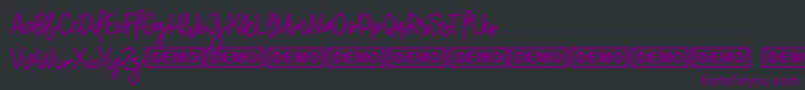 Más sobre la fuente BurstonDemo fuente BurstonDemo – Fuentes Moradas Sobre Fondo Negro
