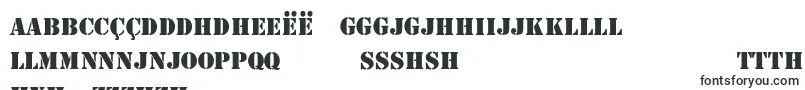 Weitere Informationen zur StencilThin-Schriftart StencilThin-Schriftart – nyanja Schriften