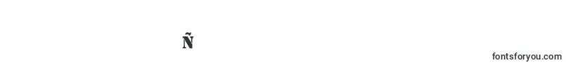 StencilThin-Schriftart – serbische Schriften