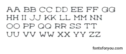 Überblick über die Schriftart Typewron
