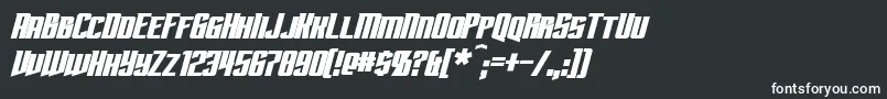 SubspaceBoldItalic Font – White Fonts