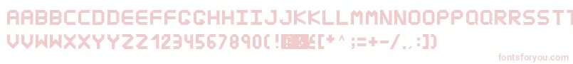 RibbonTrim Font – Pink Fonts on White Background