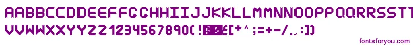 RibbonTrim Font – Purple Fonts on White Background