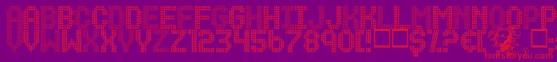 RenegadeMaster Font – Red Fonts on Purple Background