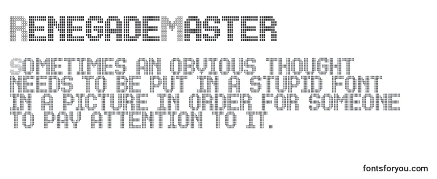 RenegadeMaster Font