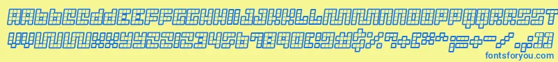 More about Trick B12 Font Trick B12 Font – Blue Fonts on Yellow Background
