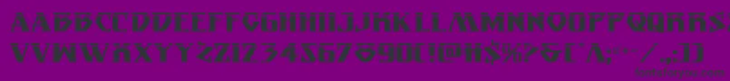 Eternalknightlaser Font – Black Fonts on Purple Background