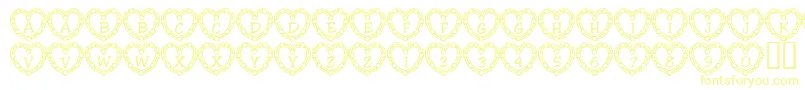 101HeartDeco Font – Yellow Fonts