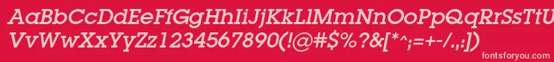 Más sobre la fuente LugacItalic fuente LugacItalic – Fuentes Rosadas Sobre Fondo Rojo