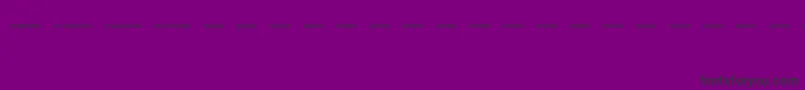 MorsecodeRegular-fontti – mustat fontit violetilla taustalla