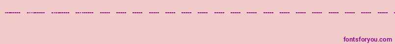 fuente MorsecodeRegular – Fuentes Moradas Sobre Fondo Rosa