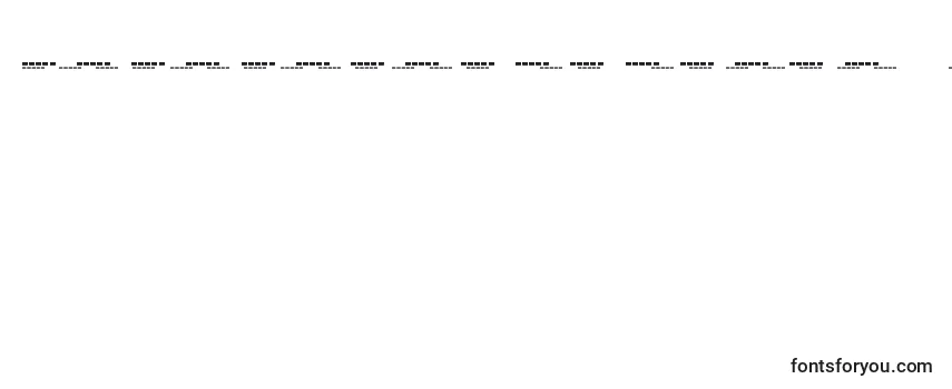 MorsecodeRegular-fontti